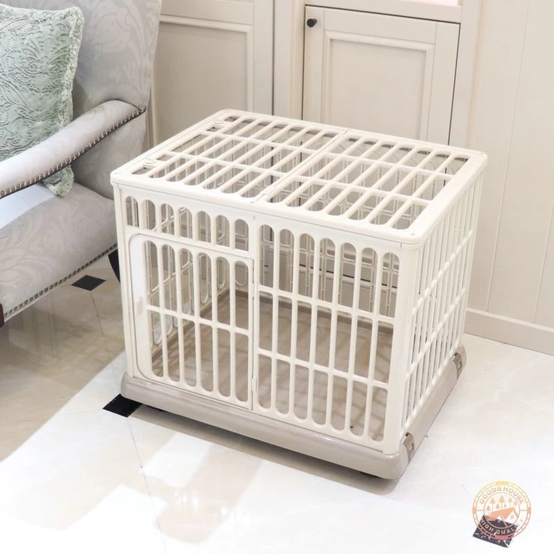 Dog cage small dog cat cage pet cage home indoor medium-sized dog cat dog villa PP resin cage