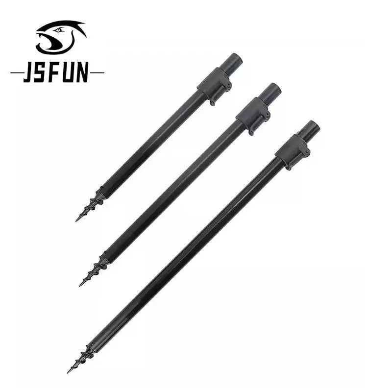 Fishing Rod Holder Ground Insert Aluminum Alloy Two-Section Retractable Fishing Rod Fishing Rod Fishing Ground Insert