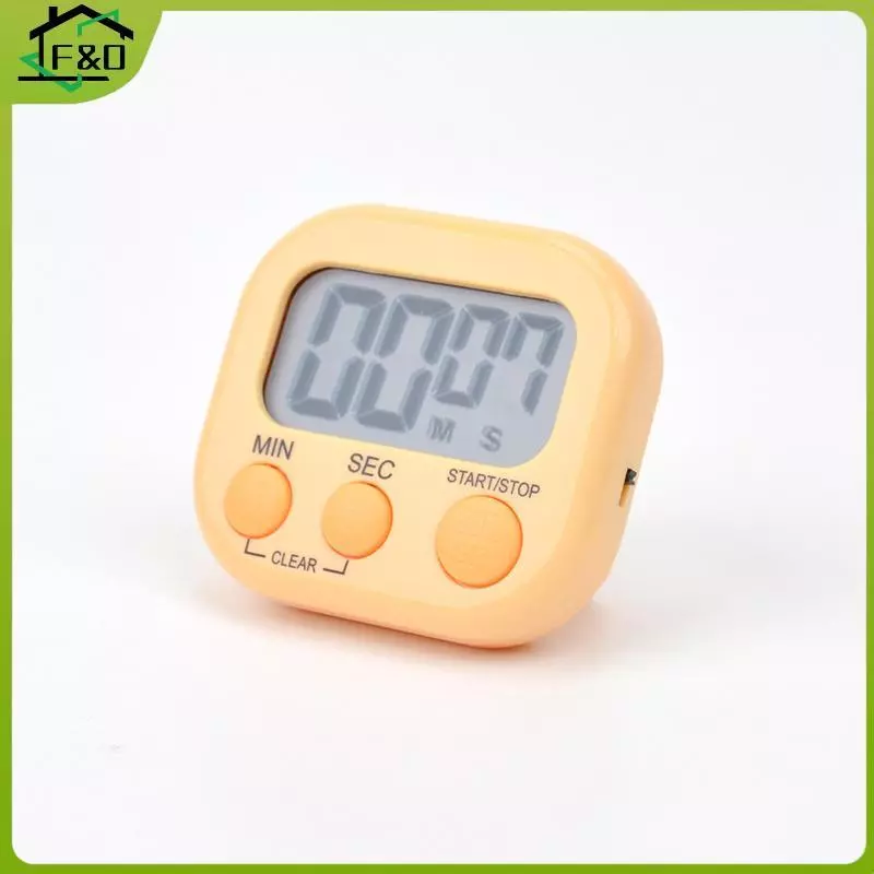 F&O Magnetic Digital Kitchen Timer พร้อมขาตั้ง 99-Minute Digital Kitchen Timer Cook-Friendly Counting Clo Counter.