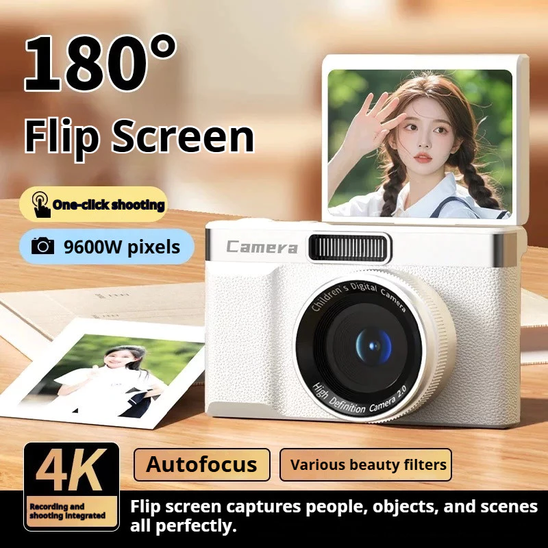 กล้อง MINI Z006 กล้องคู่พิกเซลสูงเซลฟี่กล้องดิจิตอลสําหรับการออกเสียงของนักเรียน CCD