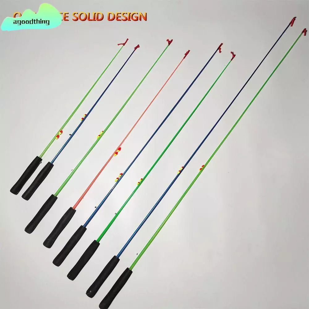 AGOODTHING ชุดเบ็ดตกปลา, Casting Rod Spincast Fishing Reel Fishing Rod ชุด, Travel Fishing Gear Glass Fibre Fishing Pole Carbon Fibre Feeder Rod Combo ตกปลา