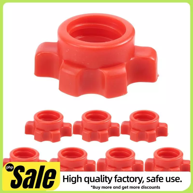8PCS Dumbbell Nut,Dumbbell Rod Nut, Collars สําหรับ Barbells Barster Training Sports Accessories