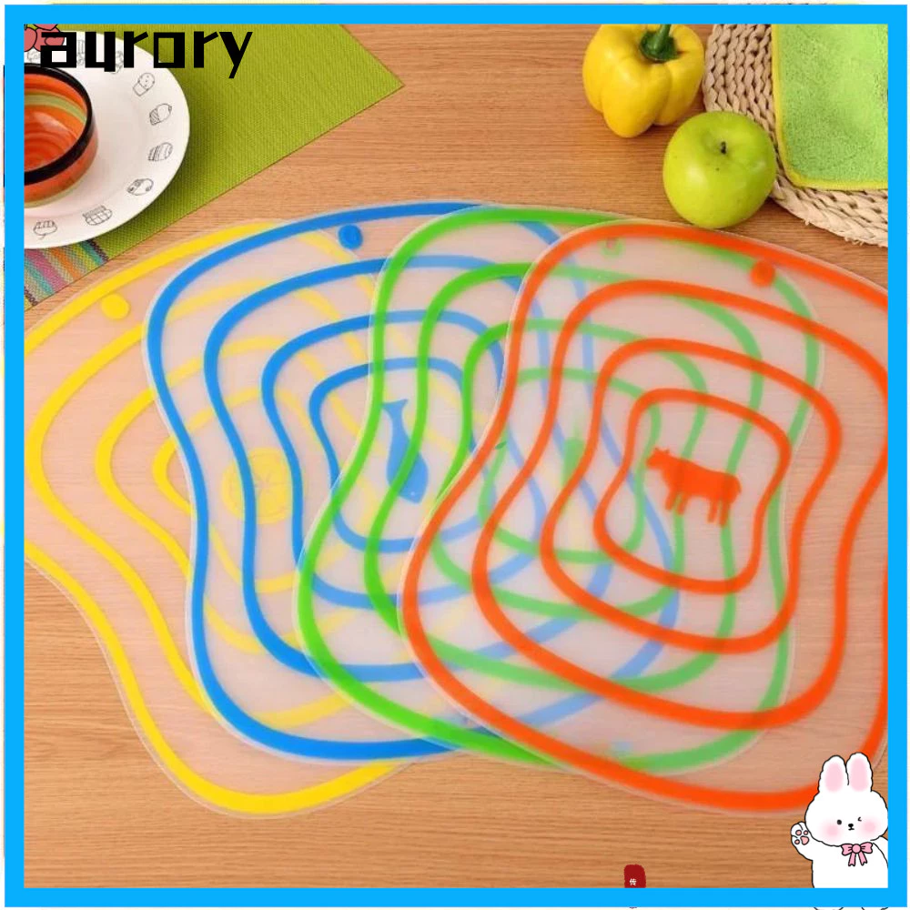 AURORY สับครัว, เขียงกันลื่นแบบยืดหยุ่น, Antibacteria PP Transparent Kitchen Gadgets Kitchen