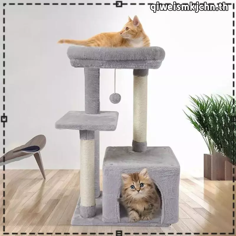 CoCo.PET-กรอบปีนแมวผ้ากํามะหยี่คลาสสิก, เตียงแมว, ต้นแมว, ของเล่นแมว, ที่นอนแมว, อุปกรณ์แมว、ให้แมวมีบ้าน