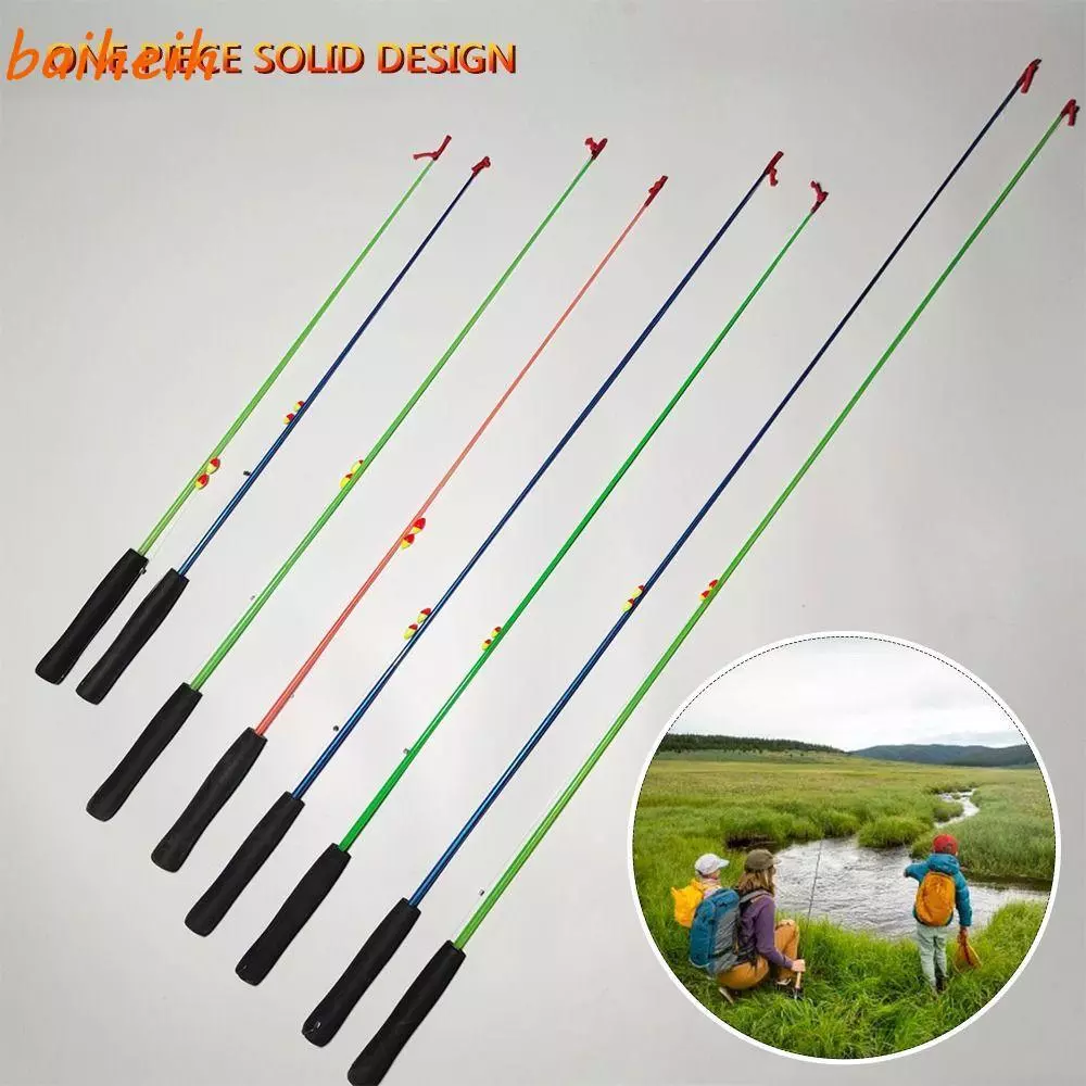 BAIHEIH เบ็ดตกปลาครบชุด, Fishing Pole Telescopic Fishing Rod Set, Travel Fishing Gear Carbon Fibre Spincast Fishing Reel Glass Fibre Feeder Rod Combo ตกปลา