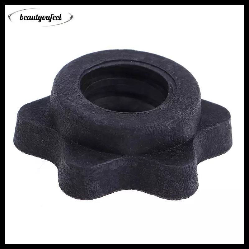 [Beautyoufeel] Dumbbell Hex Nut Dumbbell Rod Nut Spinlo Collars for Barbells Barbells Training Sports