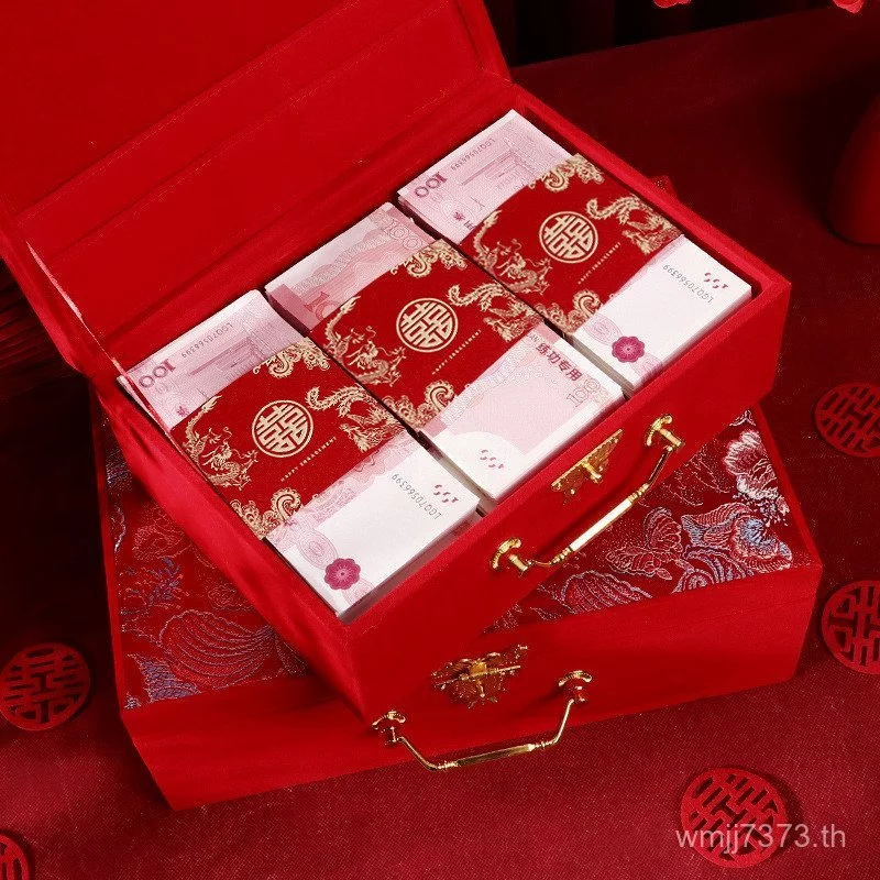Qiancai ของขวัญของขวัญกล่องเงินสดของขวัญกล่อง High-End 18,000 กล่อง Dowe ล็อคของขวัญกล่องกล่อง 10,000 หมั้นงานแต่งงาน Hiring UNJK — ของมงคลหมวดไลฟ์สไตล์และของขวัญ