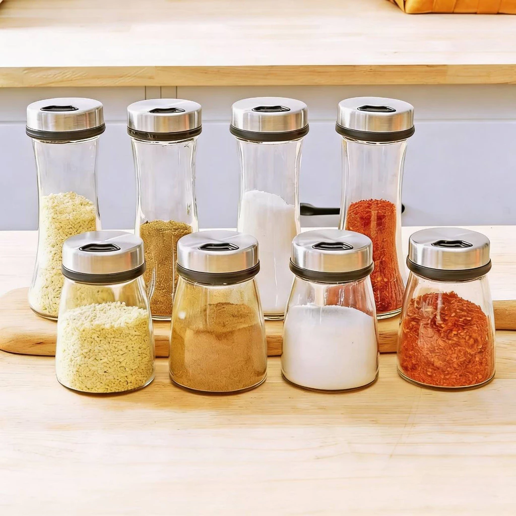 ขวดเครื่องปรุง ขวดใส่เครื่องเทศ พริกไทย เกลือ Kitchen Spice Jar