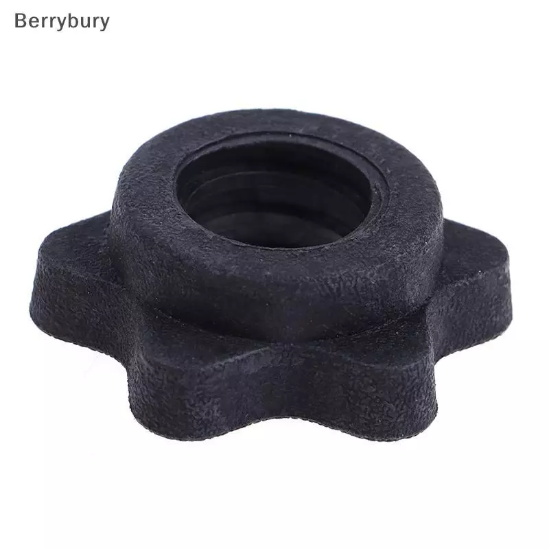 Berrybury Dumbbell Hex Nut Dumbbell Rod Nut Spinlo Collars สําหรับ Barbells บาร์การฝึกอบรมกีฬาใหม่