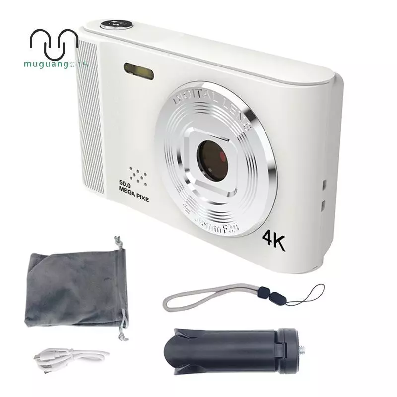 [ลดราคา M5]กล้อง 4K Student Digital Ultra-Thin Anti-Shake Smart Zoom Portable Retro Camera