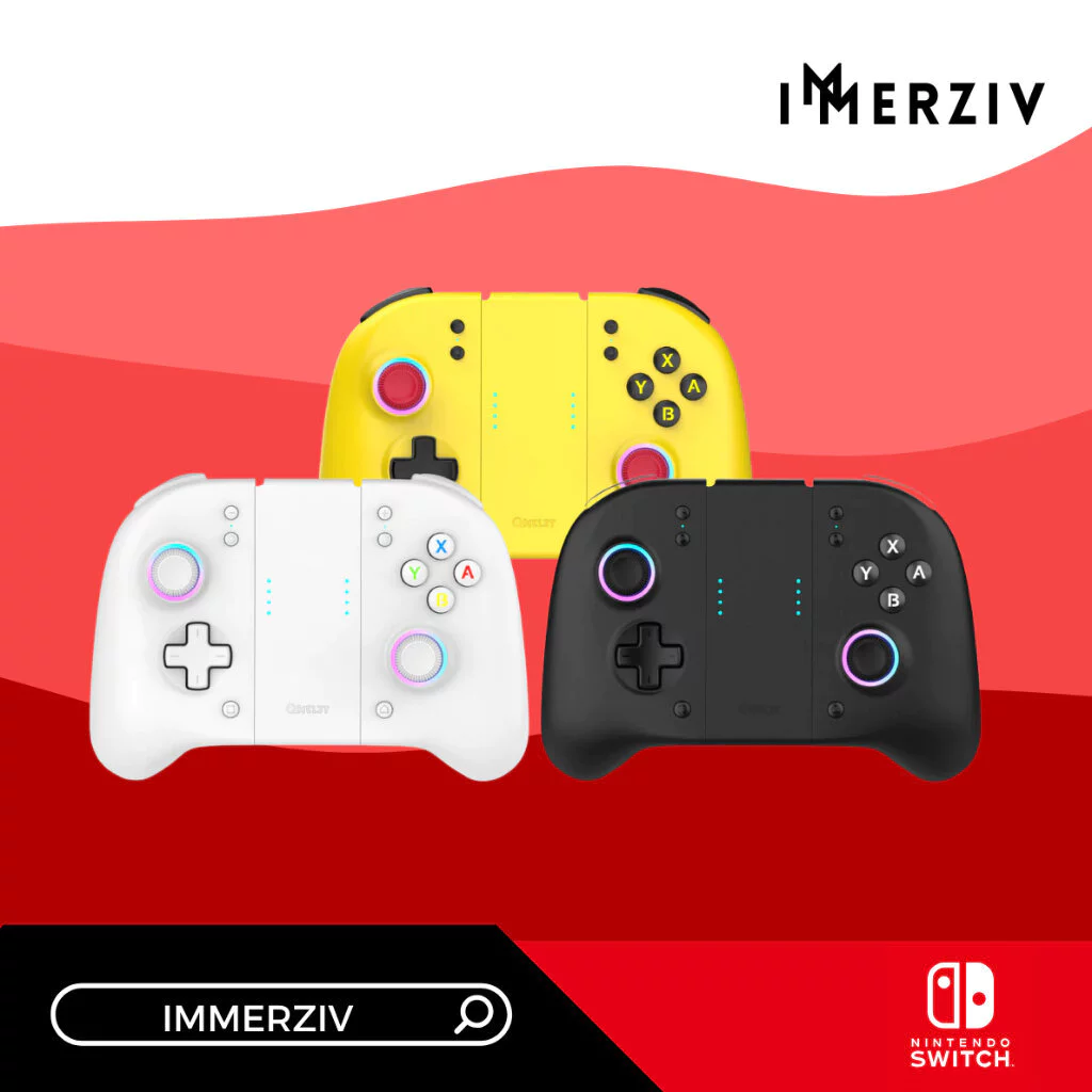 (พร้อมส่ง) OMELET GAMING SUPER JOY-PAD (จอยสวิตซ์) (BY IMMERZIV)