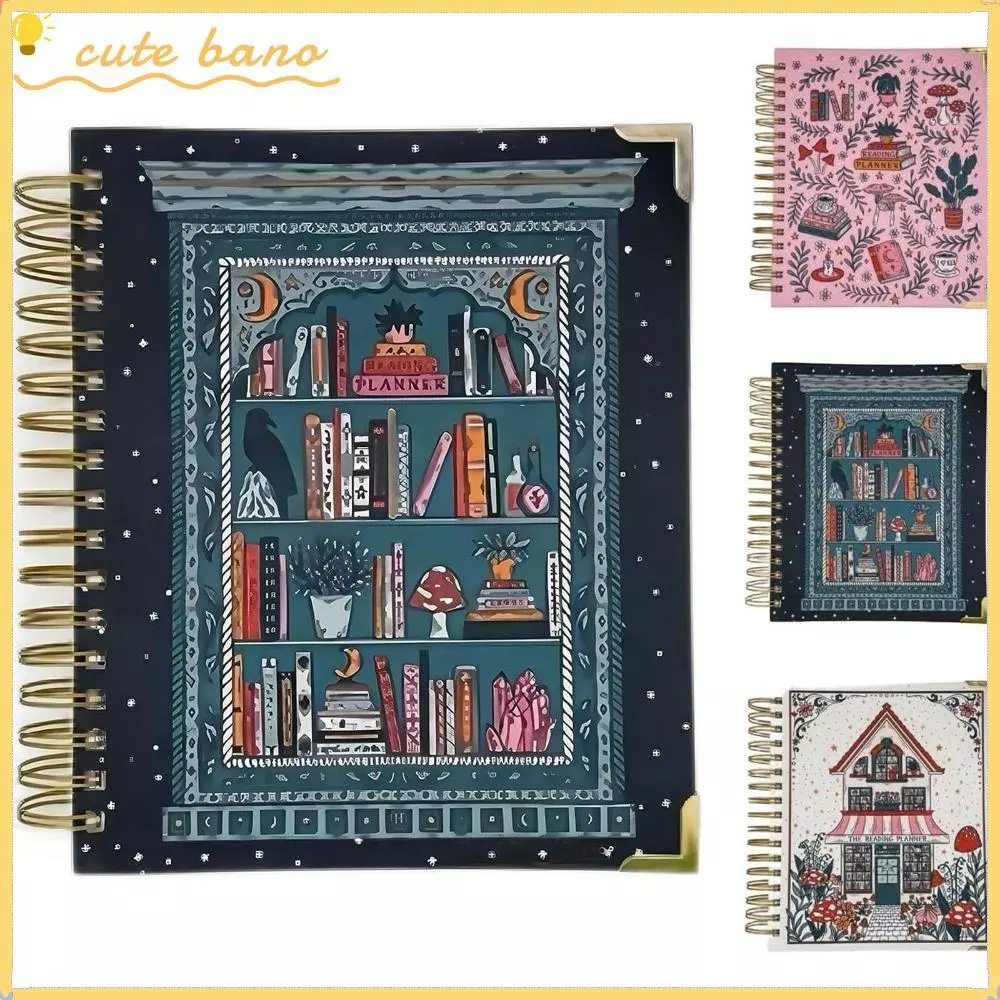 BANO Reading Planner สําหรับคนรักหนังสือ, 52 Weekly Education Book Tracker Journal, สีสันติดตามรีวิว Study Lovers 12 Undated รายเดือนวางแผนสําหรับหนังสือคนรัก — ของมงคลหมวดฤกษ์และวันมงคล