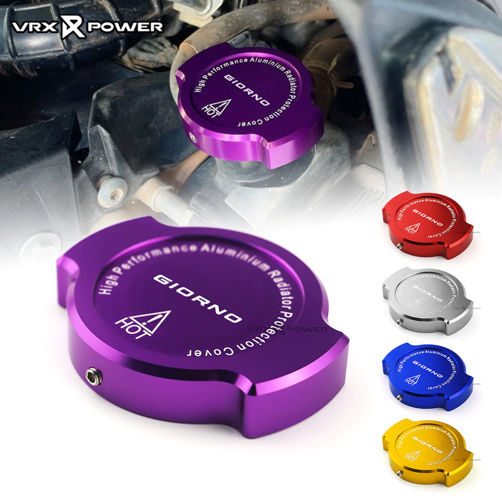 สําหรับ HONDA Giorno + Giorno 125 Coolant หม้อน้ําหมวก CNC หม้อน้ําปั๊มน้ําฝาครอบด้านบนอุปกรณ์เสริม