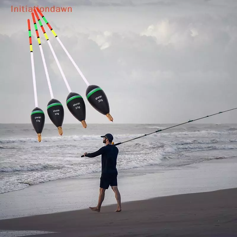 [Initiationdawn] Fishing Float Carp Tackle 15g 20g 25g 30g Fishing Floats Fir Wood Fishing Float Bobber Fishing Tackle Tool
