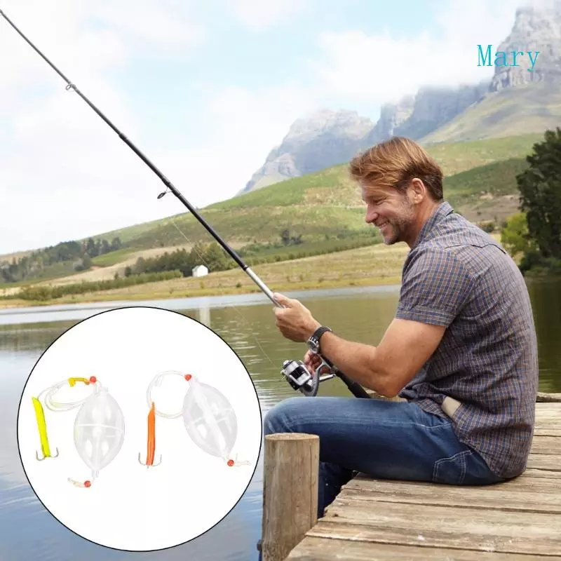 Mary Fishing Slip Cast Spins Float Fly Fishing Float with Hose Line Hook Sea Fishing Buoy Fishing Tackle ใช้งานง่าย