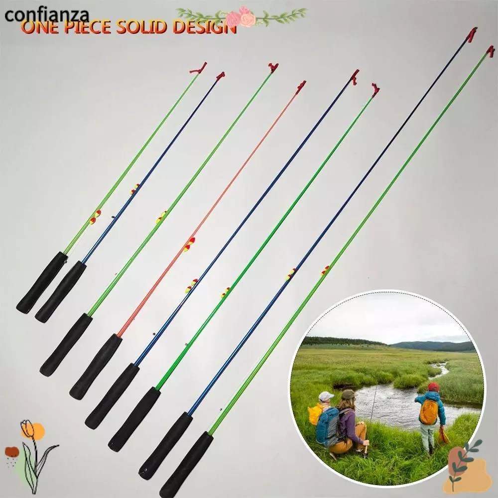Confianza ชุดเบ็ดตกปลา, Casting Rod Spincast Fishing Reel Fishing Rod ชุด, เด็ก 0.7/1.0/1.5/1.8/2.1 M Fishing Pole Carbon Fibre Feeder Rod Combo Fishing