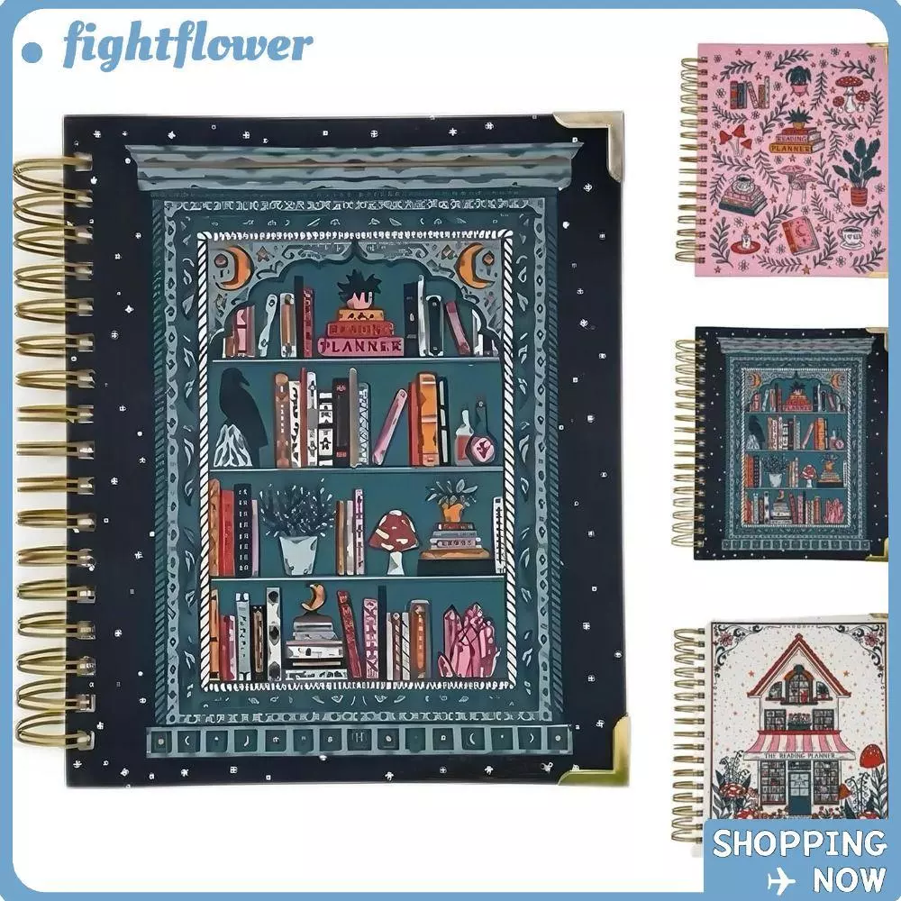 FIGHT Reading Planner สําหรับคนรักหนังสือ, การศึกษาบันทึกและรีวิว Book Tracker Journal, สีสัน 12 Undated รายเดือน 52 คนรักการศึกษารายสัปดาห์วางแผนรายเดือนสําหรับคนรักหนังสือ — ของมงคลหมวดฤกษ์และวันมงคล