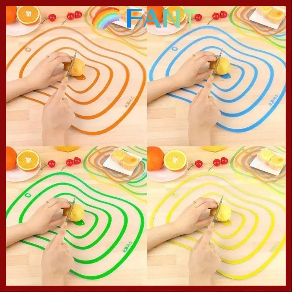 จัดส่งจากประเทศไทย เขียงFANT, สับครัวแบบยืดหยุ่นกันลื่น, Antibacteria Transparent PP Kitchen Gadgets Kitchen