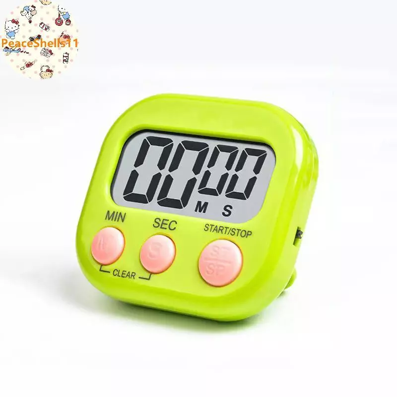 PeaceShells Magnetic Digital Kitchen Timer พร้อมขาตั้ง 99-Minute Digital Kitchen Timer Cook-Friendly Counting Clo Counter VN