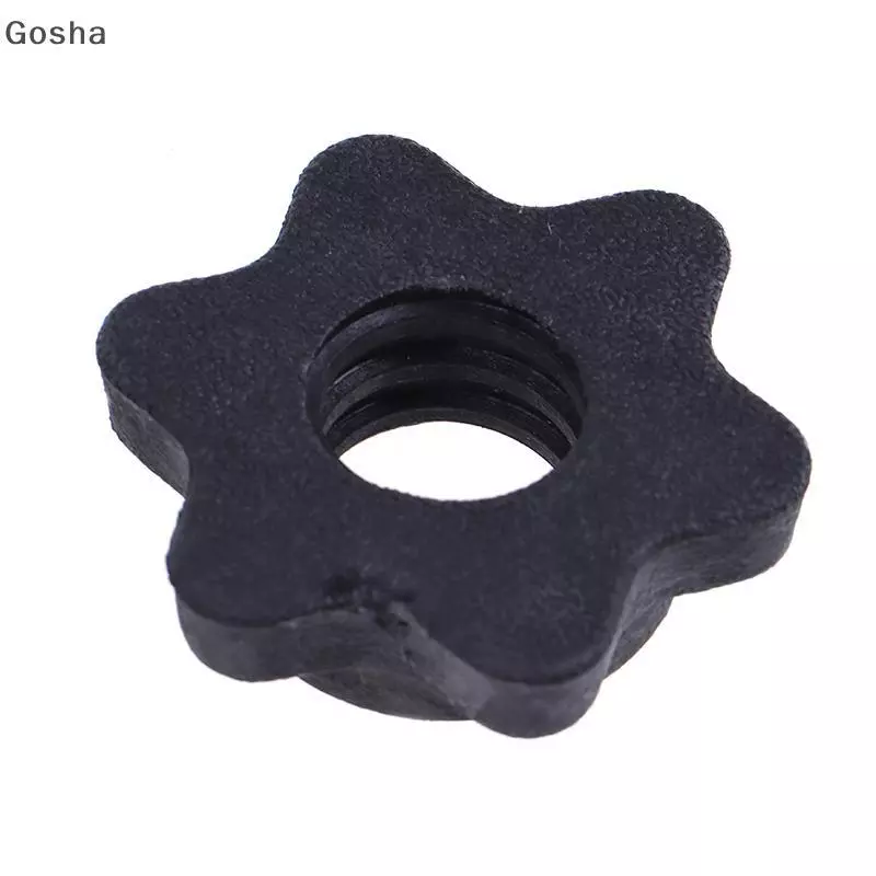 Gosha Dumbbell Hex Nut Dumbbell Rod Nut Spinlo Collars สําหรับ Barbells บาร์การฝึกอบรมกีฬา ha