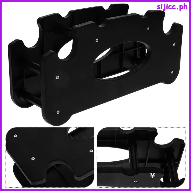 2pcs Dumbbell Rack สําหรับ Home Gym อุปกรณ์พลาสติก Dumbbell Saddle Rack น้ําหนักเหมาะสําหรับ Strength การฝึกอบรมและฟิตเนสออกกําลังกาย sijicc
