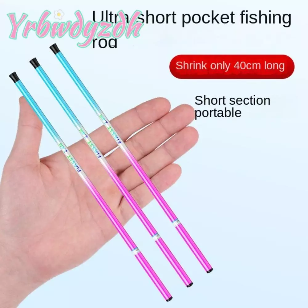 YRBWDYZDH เบ็ดตกปลาครบชุด, Spincast Fishing Reel Telescopic Fishing Rod ชุด, Travel Fishing Gear Fishing Pole 1.5 M-3.6 M คาร์บอน Fibr Feeder Rod Combo ตกปลา