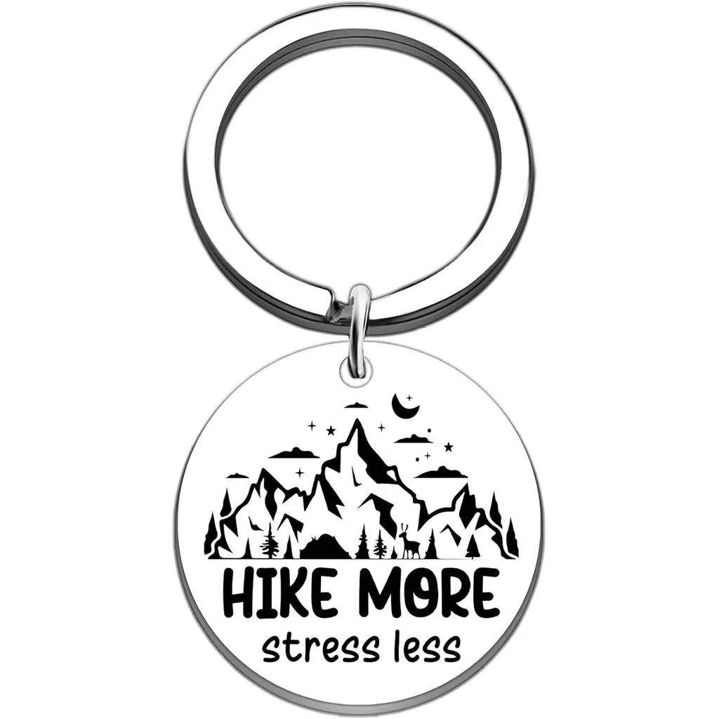 ของขวัญเดินป่าสําหรับผู้หญิงผู้ชาย Cool ของขวัญสําหรับ Hikers พวงกุญแจ Outdoorsy ของขวัญสําหรับเขา Hikers คนรักครอบครัวเพื่อนเดินป่า Essentials วันพ่อของขวัญวันเกิดคริสต์มาสเดินป่า Ac — ของมงคลหมวดความรักและความสัมพันธ์