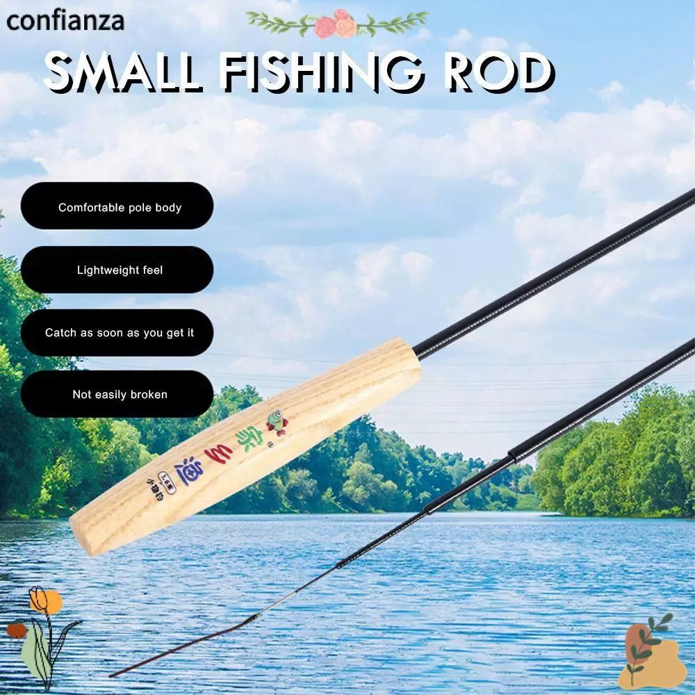 CONFIANZA เบ็ดตกปลาครบชุด, Spincast Fishing Reel Telescopic Fishing Rod ชุด, เด็ก 1.2/1.5/1.8/2.1 M Fishing Pole Casting Rod Feeder Rod Combo Fishing