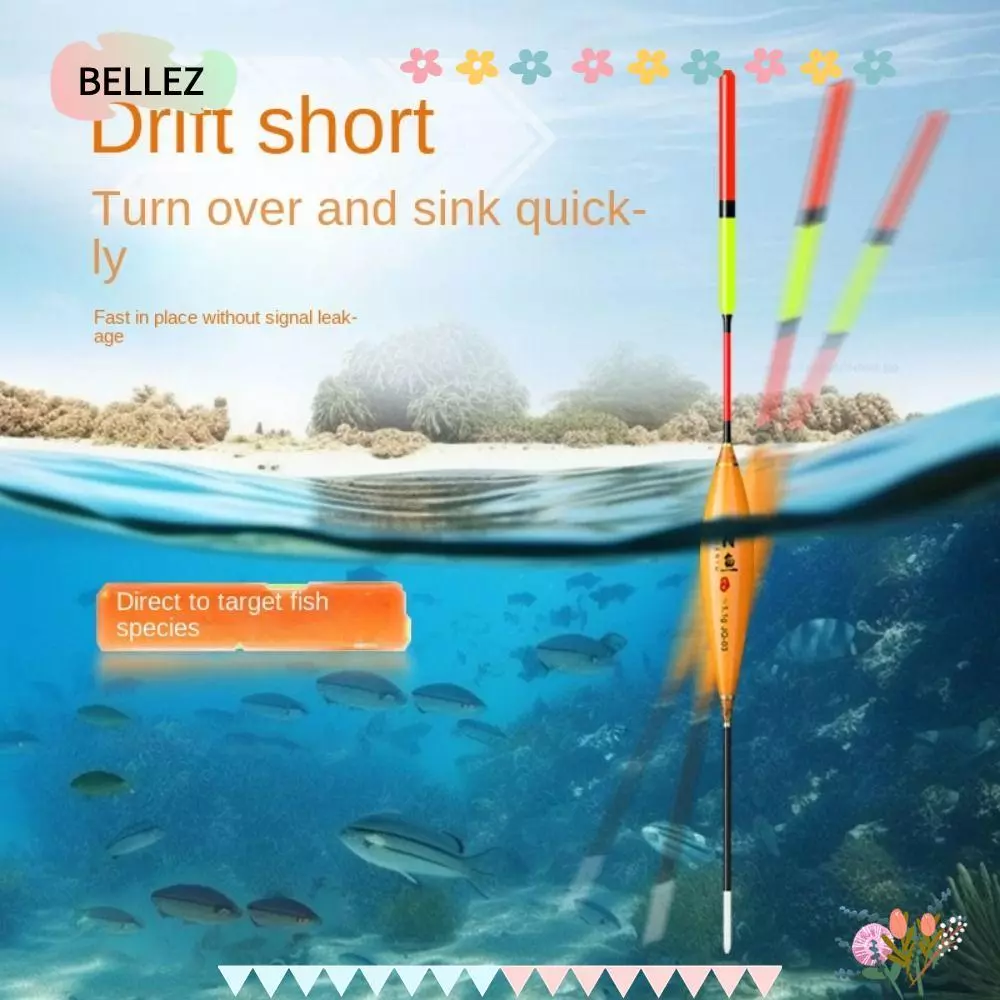 BELLEZ Fishing Floats, Superfine Sea Fishing น้ําจืด Floaters, Workmanship Rock Fishing Dual-purpose Sea Fishing Floats อุปกรณ์ตกปลาน้ําแข็ง