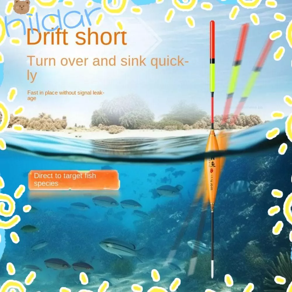 HLAR Fishing Floats, Superfine Sea Fishing น้ําจืด Floaters, Rock Fishing Dual-purpose Workmanship Sea Fishing Floats อุปกรณ์ตกปลาน้ําแข็ง
