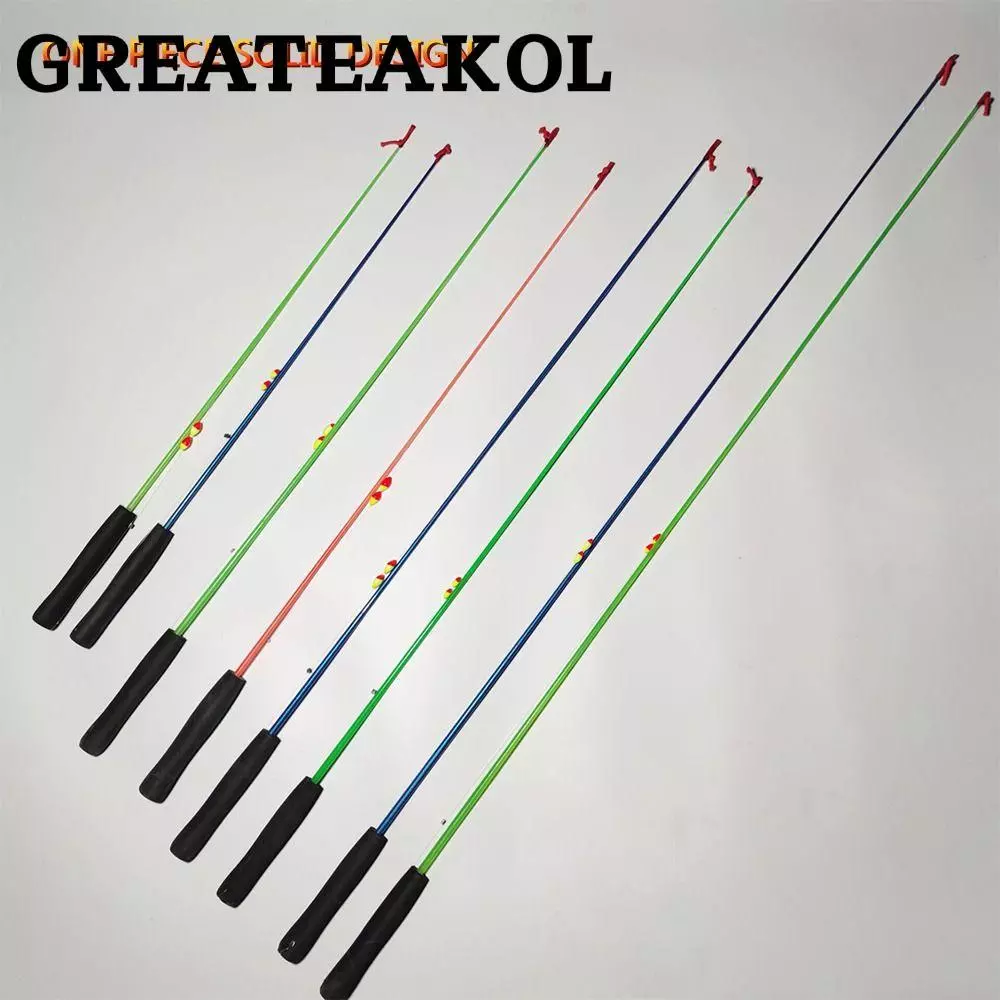 GREATESKOL เบ็ดตกปลาครบชุด, Fishing Pole Spincast Fishing Reel ชุดเบ็ดตกปลา, Travel Fishing Gear Telescopic Carbon Fibre Glass Fibre Feeder Rod Combo Fishing