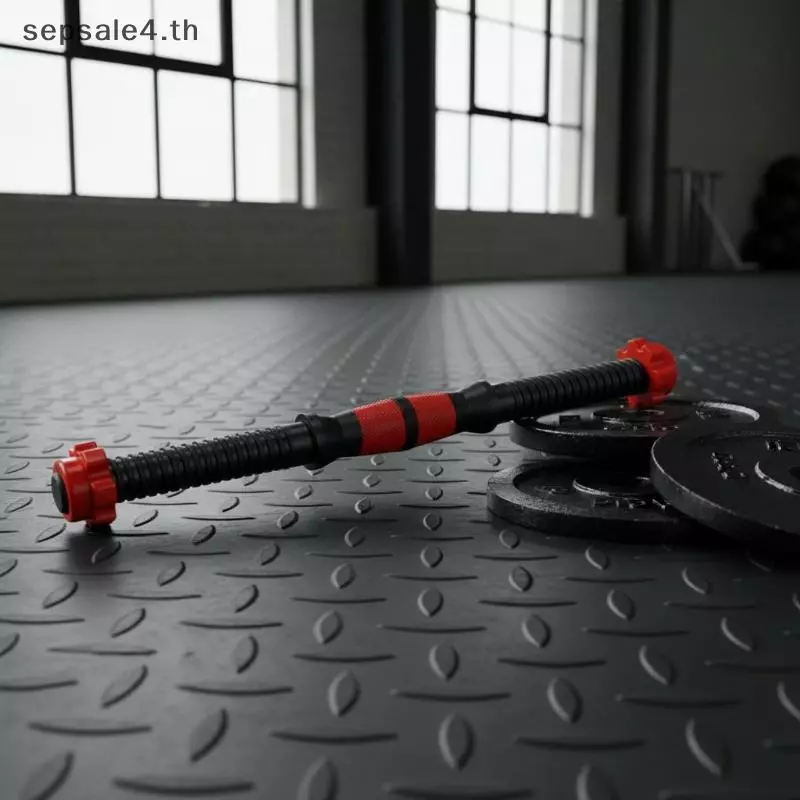 # sepsale # 1 คู่ Dumbbell Screw Nut การออกแบบด้ายลึก Dumbbell Spinlo Collar Asterisk-Shaped Lo Collar ติดตั้งง่าย/ลบฟิตเนส