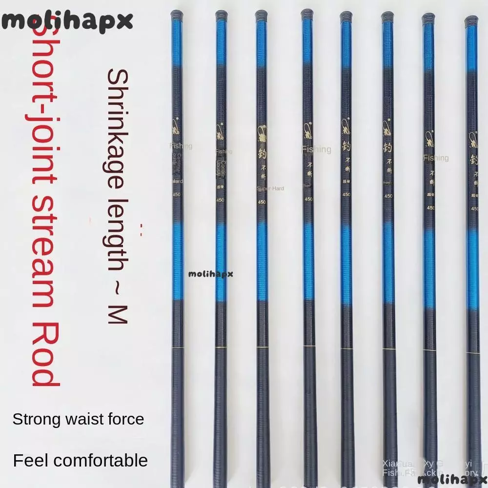 MOLIH ชุดเบ็ดตกปลา, Casting Rod Carbon Fibre Fishing Rod ชุด, Travel Fishing Gear 1.8 M-7.2 M Spincast Fishing Reel Glass Fibre Fishing Pole Fishing