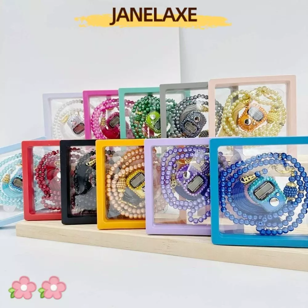 JANELAXE932JN 2 ชิ้น/กล่องกล่องของขวัญสวดมนต์, 99-Prayer Tasbih ลูกปัดรีเซ็ตสวดมนต์, ชุดของขวัญ 2 ชิ้นชุดสร้อยข้อมือมือถือเลียนแบบ Pearl Hajj Umarh ชุดของขวัญมุสลิมสวดมนต์ — ของมงคลหมวดพิธีและความเชื่อ