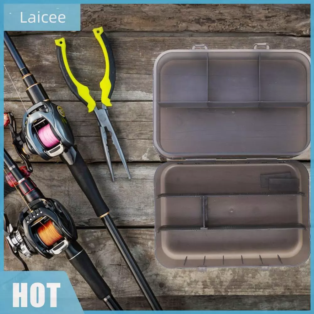 [Laicee.th] Double Layer Fish Hook Fishing Lure Bait Storage Case Portable Fishing Gear Accessories Box Fishing Accessories Tool Storage Box Fishing Supplies