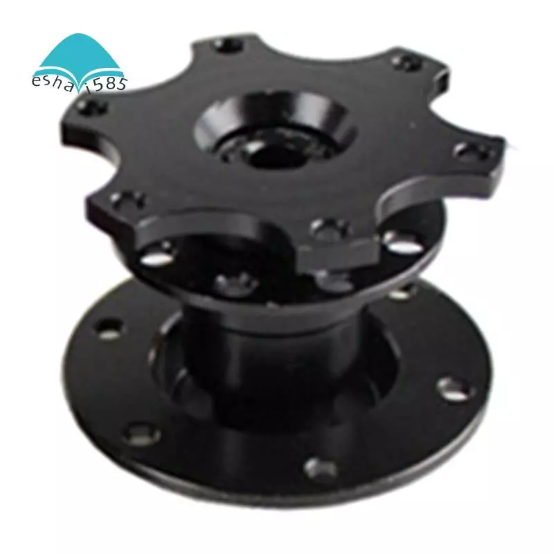 Eshai585For 6 หลุมพวงมาลัยพวงมาลัยพวงมาลัย Retrofit รถ Universal พวงมาลัยอะแดปเตอร์สูตร Quick Release พวงมาลัยชุดวงเล็บ — ของมงคลหมวดพิธีและความเชื่อ