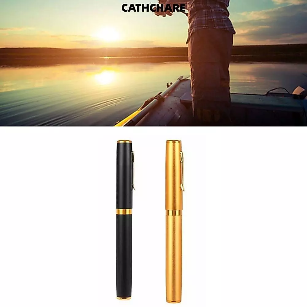 CATHCHARE294 Pen Fishing Rod, Mini Telescopic Pocket Pen Fishing Rod, ทนทาน Premium Ultralight Fishing Rod Travel Fishing