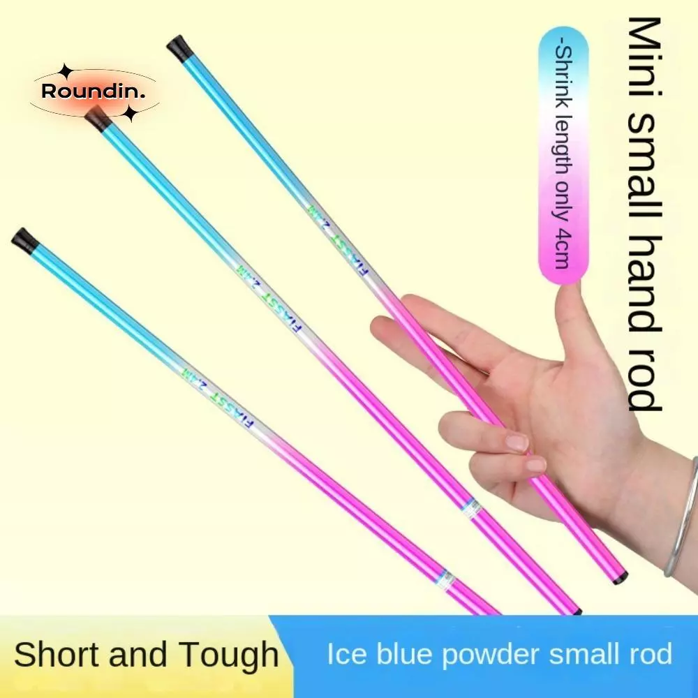 ROUNDIN ชุดเบ็ดตกปลา, Fishing Pole Spincast Fishing Reel Fishing Rod ชุด, Travel Fishing Gear 1.5 M-3.6 M Telescopic Glass Fibre Feeder Rod Combo ตกปลา