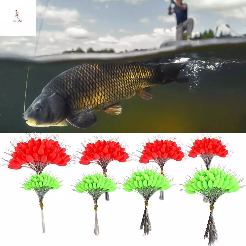 CROSS Fishing Space Beans Fishing Floater Stopper Fishing Competition Fishing Tackle Seven-star Floating 100 ชิ้น/แพ็คลอยถั่ว