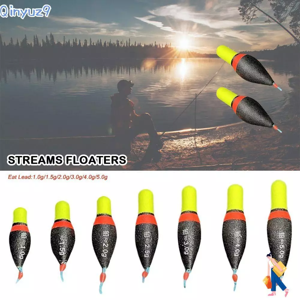 QINYUZ9 4pcs Streams Floaters, Workmanship Superfine Fishing Rock Float, Rock Fishing Eat Lead 1.0-5.0g Dual-purpose Sea Fishing Floats Ice Fishing Accessory