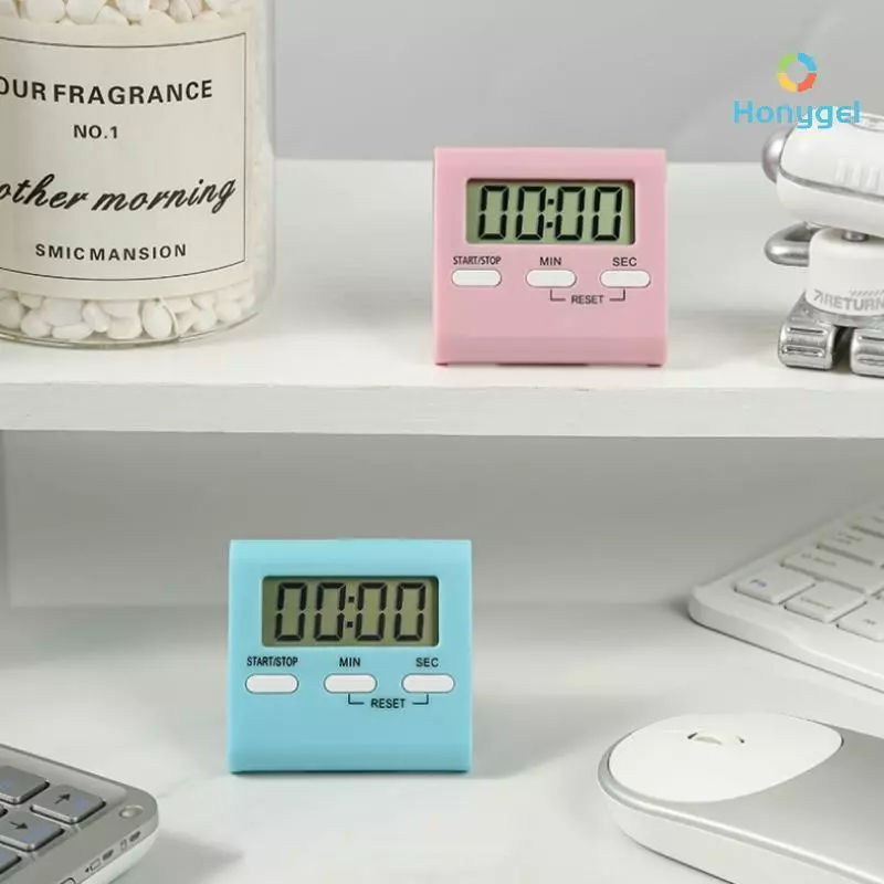 {Honyge1} Digital Kitchen Timer Magnetic LCD Manual Countdown Cooking Timer Mechanical Kitchen Gadgets Countdown Timer ใหม่