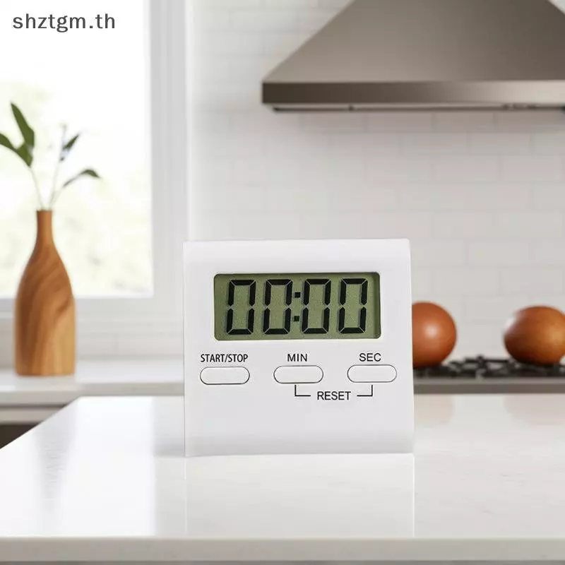 SHZTGM Digital Kitchen Timer Magnetic LCD คู่มือนับถอยหลังทําอาหารจับเวลา Mechanical Kitchen Gadgets นับถอยหลังจับเวลา TH
