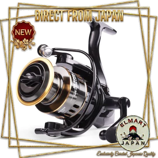 [Direct From Japan] Fishing Reel Spinning Reel Lightweight 4000 Durable Throw Fishing Freshwater Fishing Ocean Fishing Saltwater Freshwater