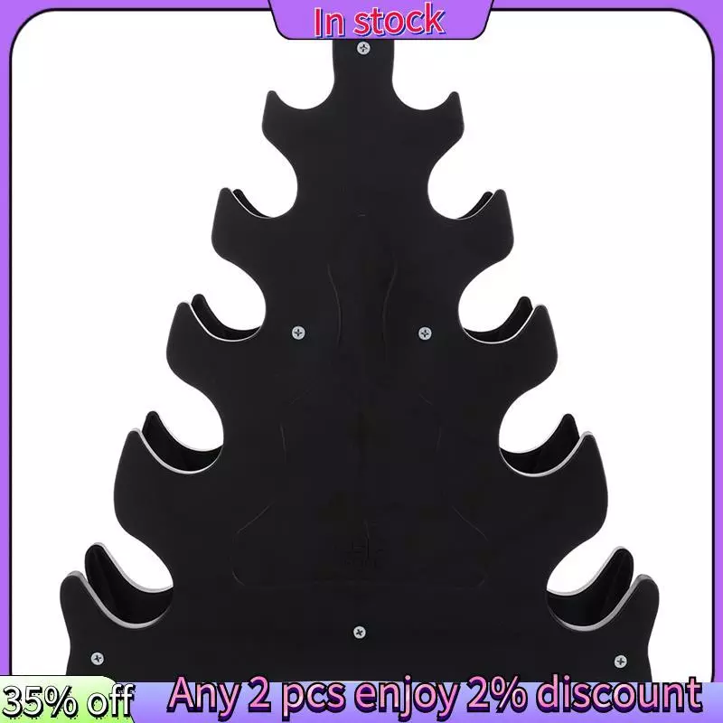 ในสต็อก-Dumbbell Rack Stand Compact A-Frame Dumbbell Rack พร้อมที่จับอัพเกรด,ชั้นวางน้ําหนักรูปสามเหลี่ยมสําหรับ Home Gym Space