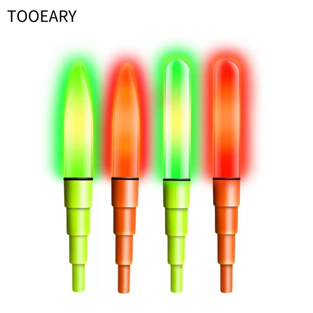 TAINAKARITSU 1 ชิ้น LED Fishing Float Top, Induction Luminous Fishing Float Light, Hot Super Bright Night Fishing Float Top Night Fishing