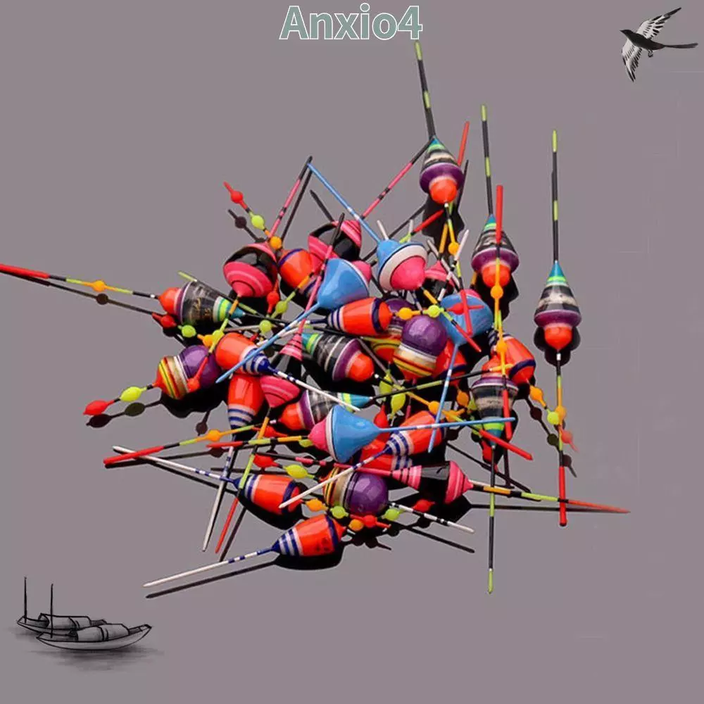ANXIO4 น้ําจืด Floaters, Rock Fishing Workmanship Fishing Floats, 2023 Superfine Sea Fishing Dual-purpose Buoy Ice Fishing Accessory