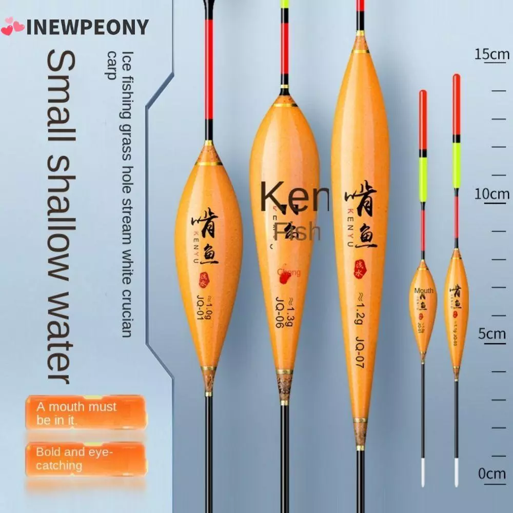 INEWPEONY Fishing Floats, Superfine Rock Fishing น้ําจืด Floaters, Workmanship Sea Fishing Dual-purpose Sea Fishing Floats อุปกรณ์ตกปลาน้ําแข็ง