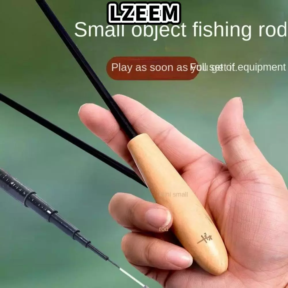 LZEEM เบ็ดตกปลาครบชุด, Casting Rod Telescopic Fishing Rod ชุด, Travel Fishing Gear Fishing Pole 1.2/1.5/1.8/2.1m Spincast Fishing Reel Feeder Rod Combo Fishing