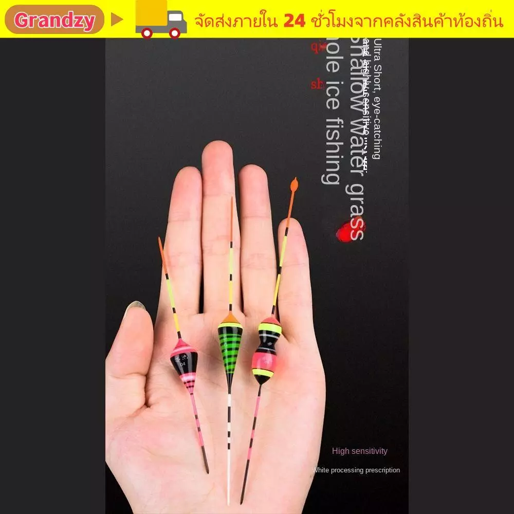 GRANDZY น้ําจืด Floaters, Superfine Workmanship Fishing Floats, Dual-purpose Sea Fishing Rock Fishing Fishing Tackle อุปกรณ์ตกปลาน้ําแข็ง