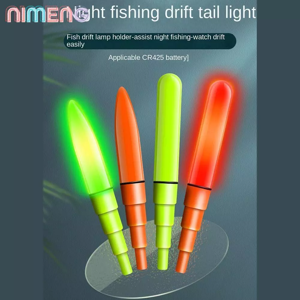 NIMENG 1 ชิ้น LED Fishing Float Top, Super Bright Induction Fishing Float Light, 2024 Luminous Night Fishing Float Top Night Fishing
